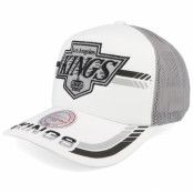 Mitchell&Ness - NHL Vit trucker Keps - Los Angeles Kings Last Lap Vintage White/Grey A-frame Trucker @ Hatstore