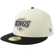 New Era - NHL Beige fitted Keps -"Hatstore Exclusive x Los Angeles Kings 59FIFTY Chrome/Black Fitted"@ Hatstore