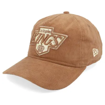New Era - NHL Brun adjustable Keps - Los Angeles Kings Golfer Nostalgic Brown A-Frame Adjustable @ Hatstore