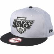 New Era - NHL Grå snapback Keps - LA Kings Cotton Block Grey 9Fifty @ Hatstore