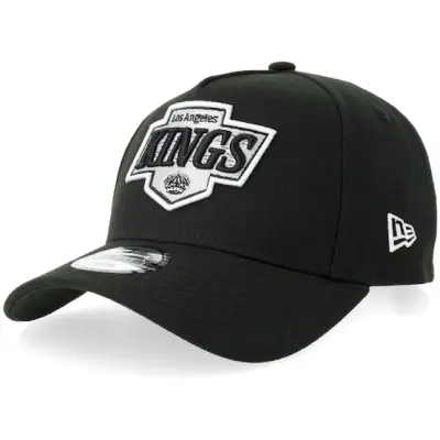 New Era - NHL Svart adjustable Keps - Kids Hatstore Exclusive x Los Angeles Kings 9FORTY Black A-frame Adjustable @ Hatstore
