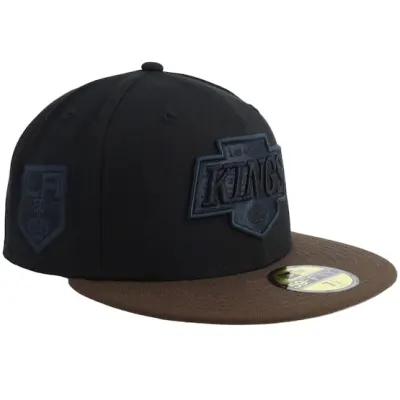 New Era - NHL Svart fitted Keps - Hatstore Exclusive x Los Angeles Kings 59FIFTY Black/Walnut Fitted @ Hatstore