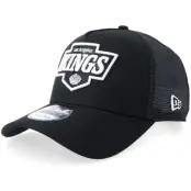 New Era - NHL Svart trucker Keps - Los Angeles Kings 9FORTY Black/White A-frame Trucker @ Hatstore