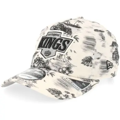 New Era - NHL Vit adjustable Keps - Los Angeles Kings Tropics 19TWENTY Off White A-frame Adjustable @ Hatstore