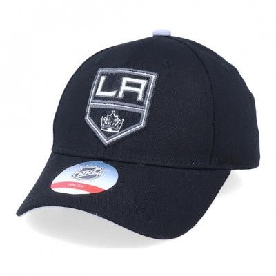 Outerstuff - NHL Svart adjustable Keps - Kids Los Angeles Kings Locker Room Black Adjustable @ Hatstore