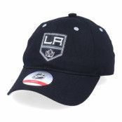 Outerstuff - NHL Svart unconstructed Keps - Kids Los Angeles Kings Team Slouch Black Dad Cap @ Hatstore