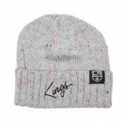 Mitchell&Ness - NHL Grå knit Beanie - LA Kings TC Heather Script Beanie @ Hatstore