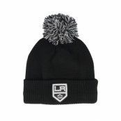 Adidas - NHL Svart pom Beanie - Los Angeles Kings NHL Cuffed Beanie Black Pom @ Hatstore