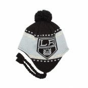 Reebok - NHL Svart pom Beanie - LA Kings Faceoff Tassle Knit Pom @ Hatstore