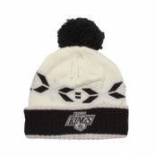 Reebok - NHL Vit pom Beanie - LA Kings Retro Cuffed Pom @ Hatstore