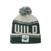 Fanatics - NHL Grön pom Beanie - Minnesota Wild Thrive Dark Green/Natural Pom @ Hatstore