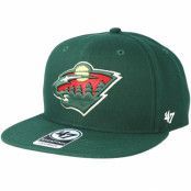 47 Brand - NHL Grön snapback Keps - Minnesota Wild Sure Shot Dark Green Snapback @ Hatstore