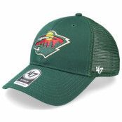 47 Brand - NHL Grön trucker Keps - Minnesota Wild NHL Branson MVP Dark Green Trucker @ Hatstore