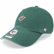 47 Brand - NHL Grön unconstructed Keps - Minnesota Wild NHL Base Runner Clean Up Dark Green Dad Cap @ Hatstore