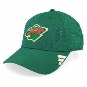 Adidas - NHL Grön adjustable Keps -"Minnesota Wild NHL Structured Dark Green Adjustable"@ Hatstore