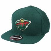 American Needle - NHL Grön snapback Keps - Minnesota Wild 400 Series Dark Green Snapback @ Hatstore