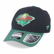 Fanatics - NHL Svart flexfit Keps - Minnesota Wild Draft Structured Stretch Black/Green Flexfit @ Hatstore