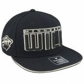 Fanatics - NHL Svart snapback Keps - Minnesota Wild Gino Flat Brim Black/Natural Snapback @ Hatstore