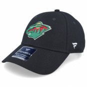 Fanatics - NHL Svart unconstructed Keps - Minnesota Wild Core Structured Black Dad Cap @ Hatstore