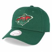 Keps Minnesota Wild Team Logo Cotton Low Pro Green Adjustable - Mitchell & Ness - Grön Reglerbar