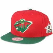 Mitchell&Ness - NHL Röd snapback Keps - Minnesota Wild NHL 2017 ASG 2T Snapback @ Hatstore