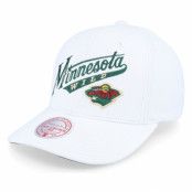 Mitchell&Ness - NHL Vit adjustable Keps - Minnesota Wild All In Pro White Adjustable @ Hatstore