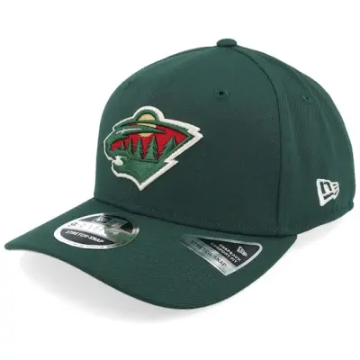 New Era - NHL Grön adjustable Keps - Minnesota Wild NHL Team 9SEVENTY Dark Green Adjustable @ Hatstore