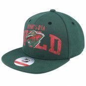 Outerstuff - NHL Grön snapback Keps - Kids Minnesota Wild Life Style Printed Flatbrim Green Snapback @ Hatstore