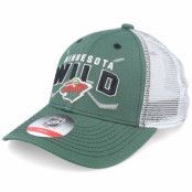 Outerstuff - NHL Grön trucker Keps - Kids Minnesota Wild Lockup Meshback Cap Fir/White Trucker @ Hatstore