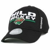 Reebok - NHL Svart flexfit Keps - Minnesota Wild Locker Room 3 Flexfit @ Hatstore