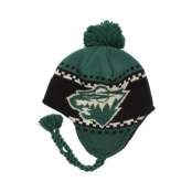 Mössa Minnesota Wild Faceoff Tassle Knit - Reebok - Grön Tofs