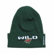 Reebok - NHL Grön cuff Beanie - Minnesota Wild Loocker Room Knit @ Hatstore