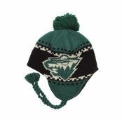 Reebok - NHL Grön pom Beanie - Minnesota Wild Faceoff Tassle Knit @ Hatstore