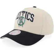 Mitchell&Ness - NBA Beige adjustable Keps - Boston Celtics Pro Crown NHL Sand/Black/Grey A-frame Adjustable @ Hatstore