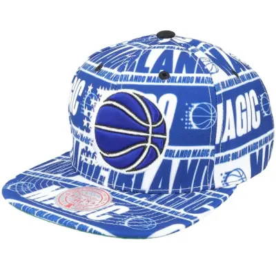 Mitchell&Ness - NHL Blå snapback Keps - Orlando Magic Meat Paper Blue Snapback @ Hatstore