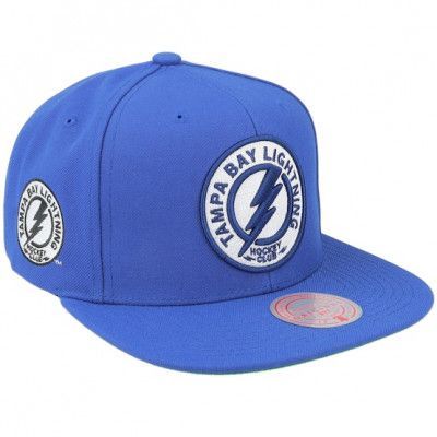 Mitchell&Ness - NHL Blå snapback Keps - Tampa Bay Lightning Alternate Flip Blue Snapback @ Hatstore