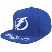 Mitchell&Ness - NHL Blå snapback Keps - Tampa Bay Lightning Vintage Hat Trick Blue Snapback @ Hatstore