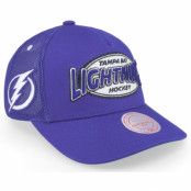 Mitchell&Ness - NHL Blå trucker Keps - Tampa Bay Lightning Team Seal Blue Trucker @ Hatstore