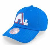 Mitchell&Ness - NHL Blå unconstructed Keps - Quebec Nordiques Team Ground 2.0 Blue Dad Cap @ Hatstore