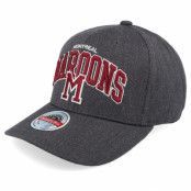 Mitchell&Ness - NHL Grå adjustable Keps - Montreal Maroons NHL Arch Charcoal Adjustable @ Hatstore