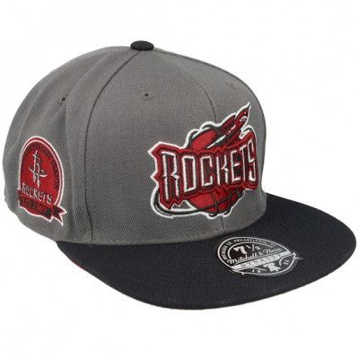 Mitchell&Ness - NHL Grå fitted Keps - Houston Rockets Born And Bred Fitted Grey/Black Fitted @ Hatstore