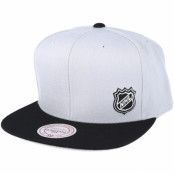 Mitchell&Ness - NHL Grå snapback Keps - NHL Little Logo Grey/Black Snapback @ Hatstore