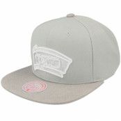 Mitchell&Ness - NHL Grå snapback Keps - San Antonio Spurs Metallic Grey Snapback @ Hatstore