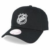 Mitchell&Ness - NHL Svart adjustable Keps - Team Logo Cotton Low Pro Black Adjustable @ Hatstore