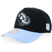 Mitchell&Ness - NHL Svart adjustable Keps - Utah Mammoth Legendary Home Pro Black/Sky A-Frame Adjustable @ Hatstore