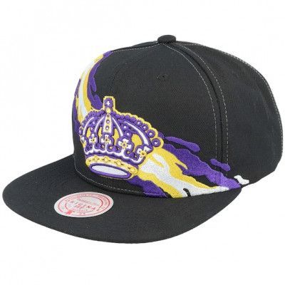 Mitchell&Ness - NHL Svart snapback Keps - NHL Vintage Paintbrush Black Snapback @ Hatstore