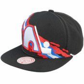 Mitchell&Ness - NHL Svart snapback Keps - Quebec Nordiques Vintage Paintbrush Black Snapback @ Hatstore