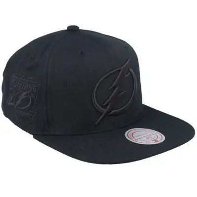 Mitchell&Ness - NHL Svart snapback Keps - Tampa Bay Lightning Black Pearl Snapback @ Hatstore
