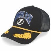 Mitchell&Ness - NHL Svart trucker Keps - Tampa Bay Lightning Gold Leaf Vintage Trucker @ Hatstore