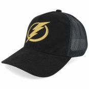 Mitchell&Ness - NHL Svart trucker Keps - Tampa Bay Lightning Suede Black Trucker @ Hatstore